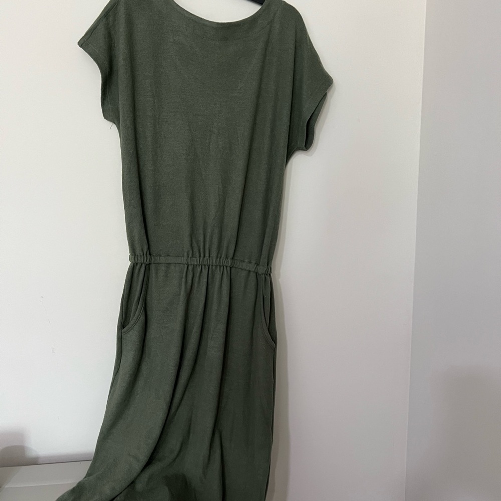 LuLaRoe Olive Green Isla Dress